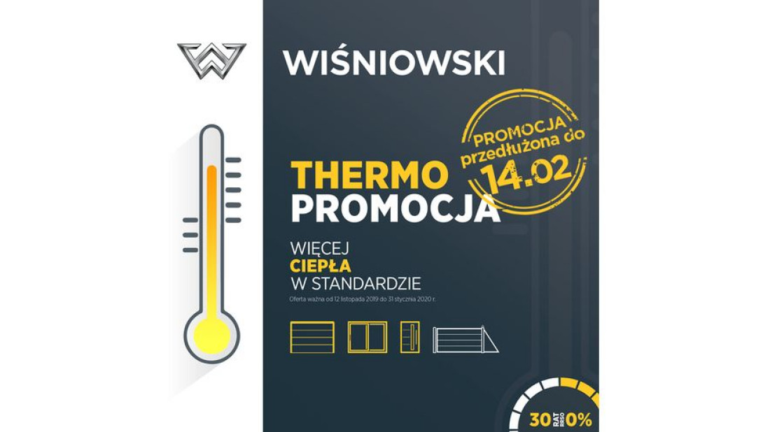 WIŚNIOWSKI przedłuża THERMOPROMOCJĘ do 14 lutego 2020 