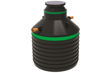 Wykonany z tworzywa zbiornik bezodpływowy na ścieki i osadniki gnilne