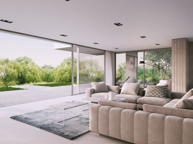 System okienny z wąskimi profilami