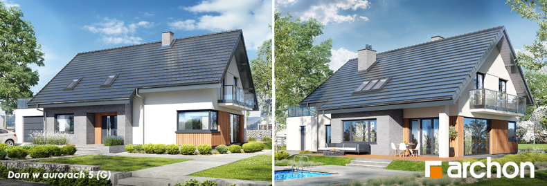 Projekt &quot;Dom w aurorach 5 (G)&quot;