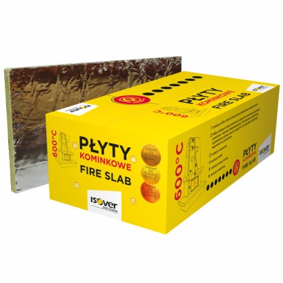 Płyty kominkowe z wełny skalnej FIRE SLAB