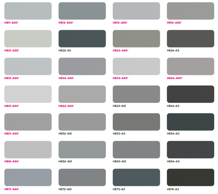 Paleta kolorów Hematyt 