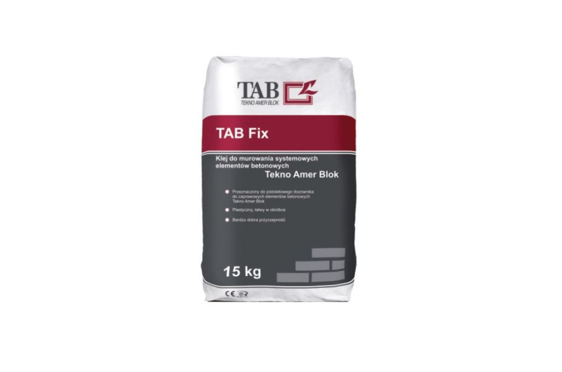 TAB FIX - Klej do murowania systemowych elementów betonowych
