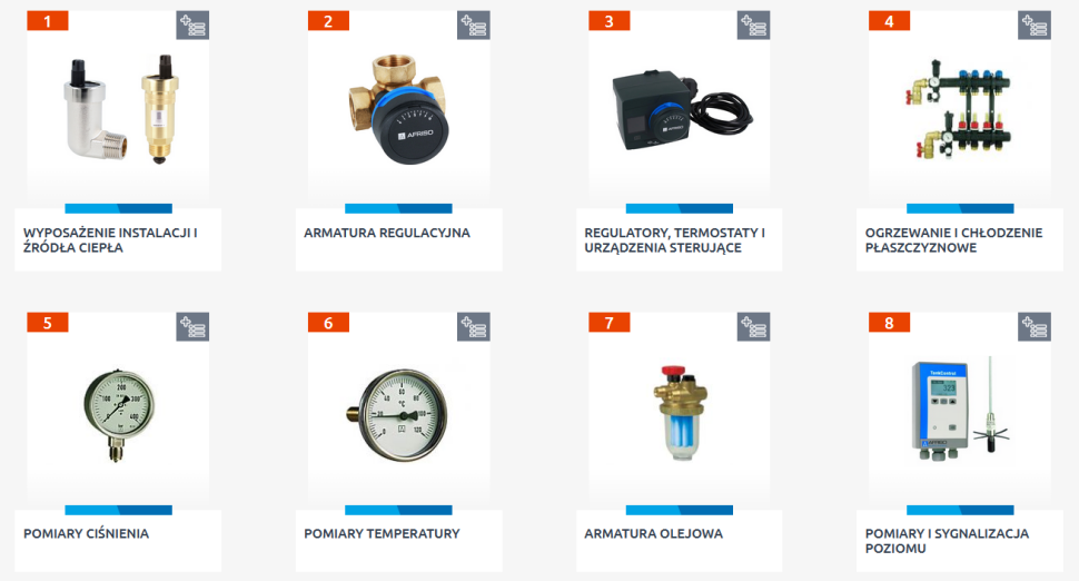 Produkty w ofercie Afriso