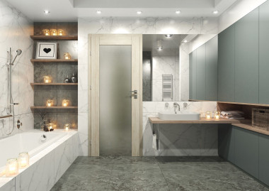 Drzwi wewnętrzne model Mono, fot. Voster