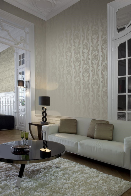 Tapeta w salonie