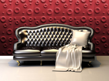 Panele ścienne z fakturą w 3D