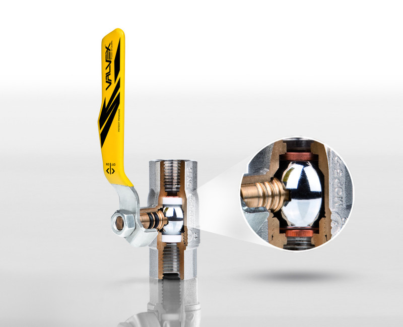 Zawory kulowe 4TECH z oferty armatury gazowej VALVEX