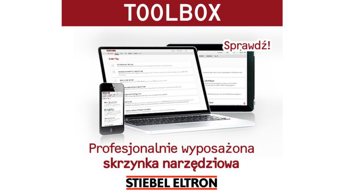 Praktyczna skrzynka narzędziowa TOOLBOX od STIEBEL ELTRON