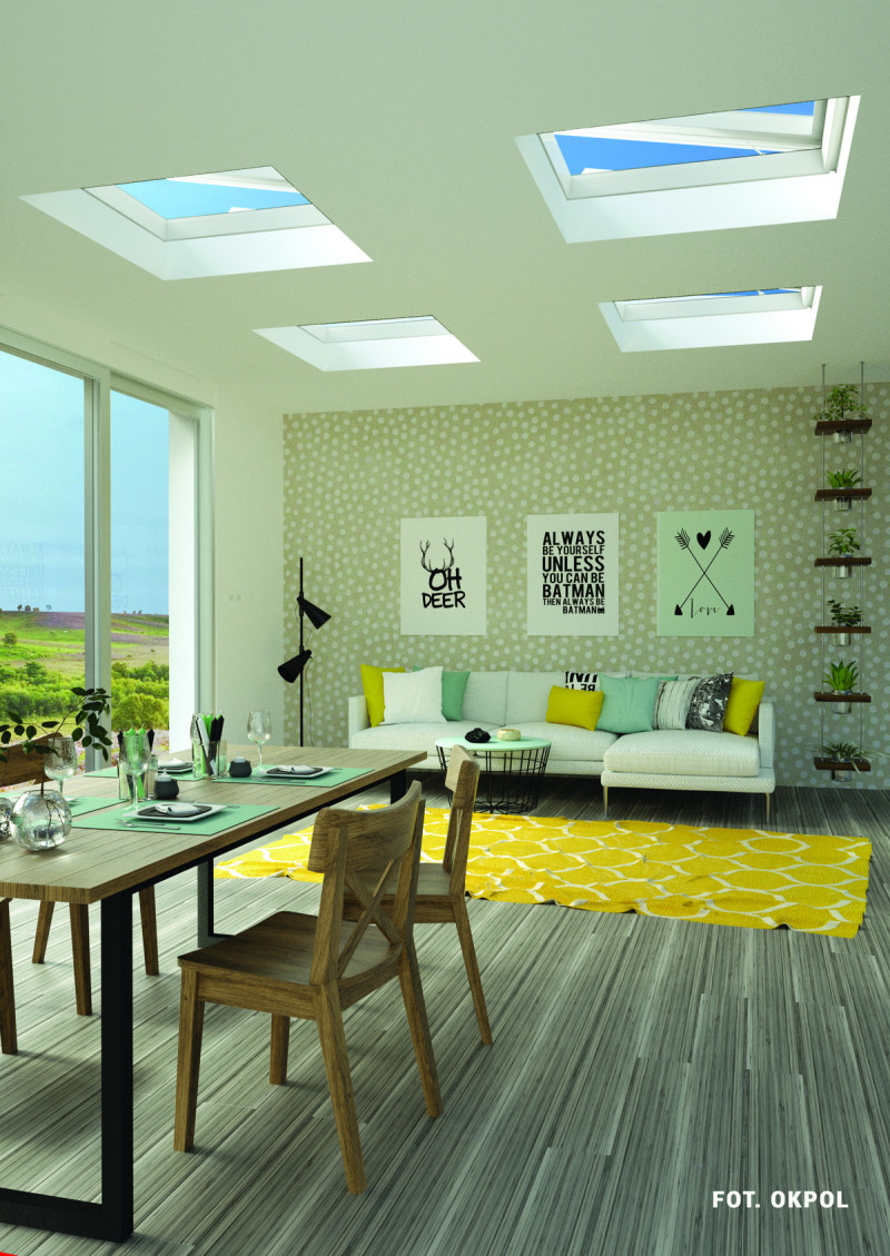 Okna PGC marki OKPOL w jadalni