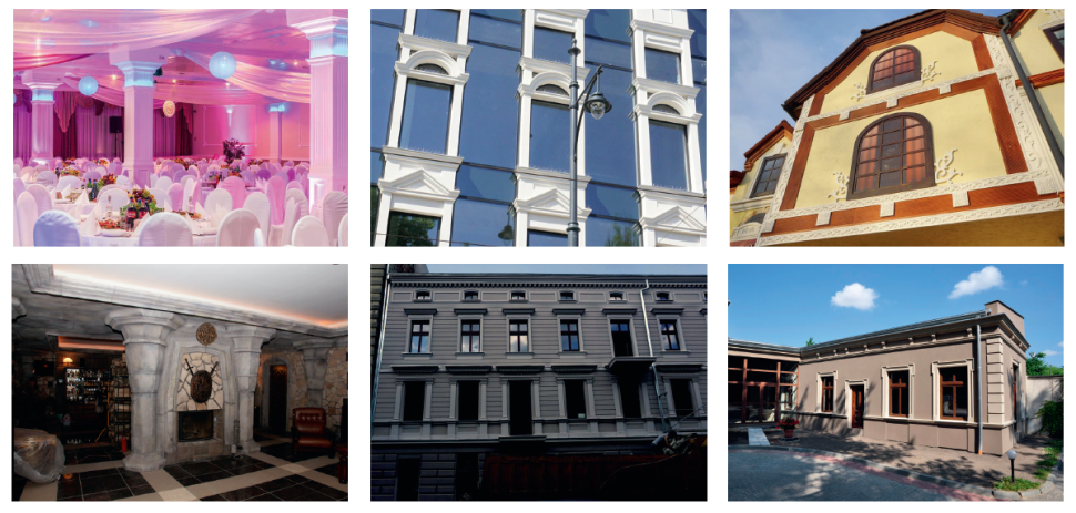 Profile listwy i gzymsy elewacyjne Styro