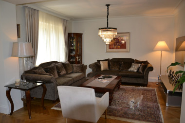 Salon w przedwojennej willi