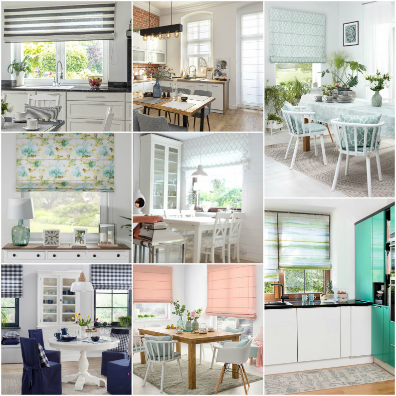 Rolety rzymskie do kuchni, fot. Dekoria.pl