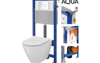 Pneumatyczne rozwiązania podtynkowe do montażu misek WC