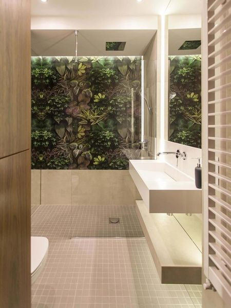 Matowa umywalka z odpływem liniowym