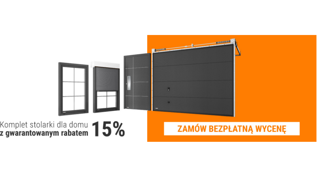 KRISPOL z gwarantowanym rabatem 15% na komplet stolarki!