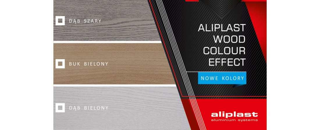 Nowe kolory w palecie Aliplast Wood Colour Effect