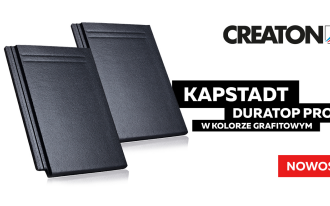 Dachówka cementowa KAPSTADT grafitowa w wersji DURATOP PRO