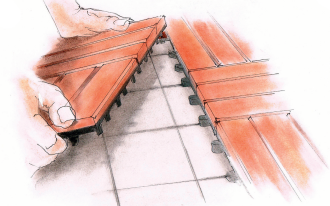 Z jakich elementów wykonać montaż podestu tarasowego?