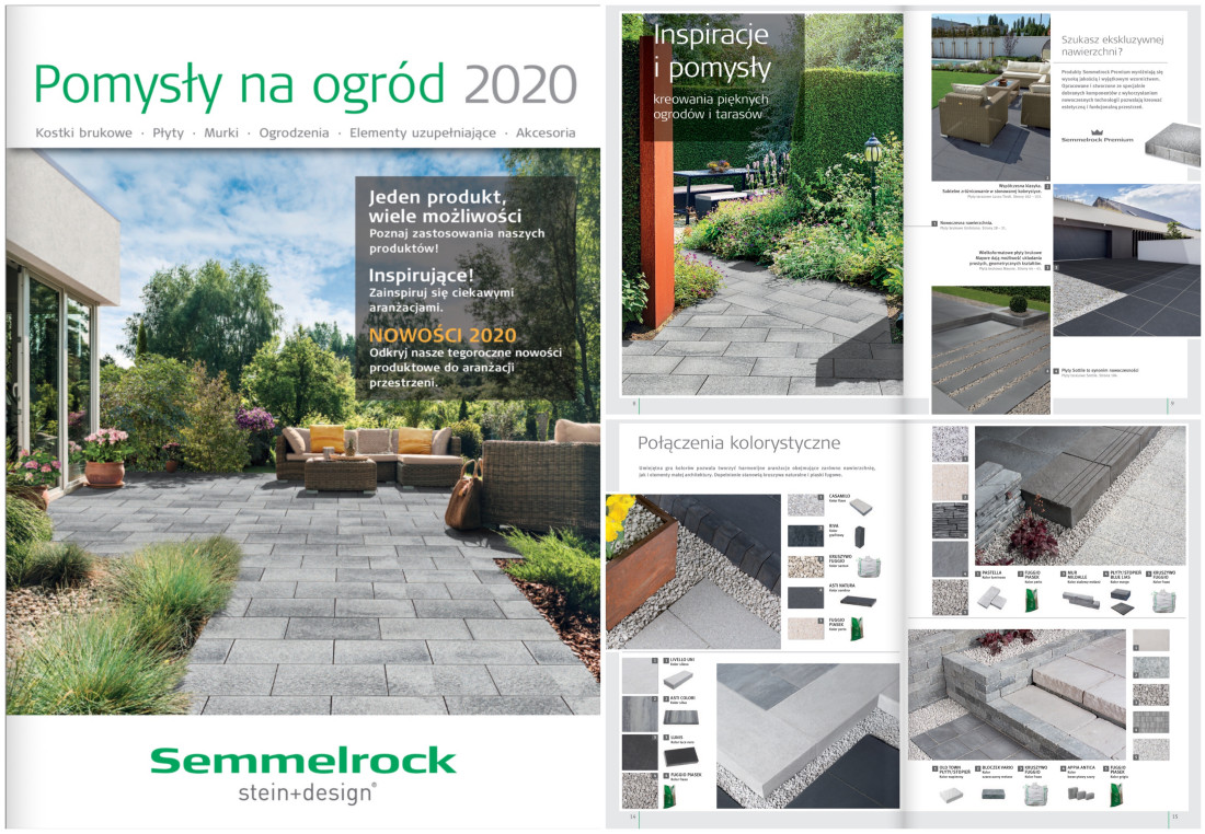 Pomysły na ogród 2020 - nowy katalog Semmelrock Stein+Design
