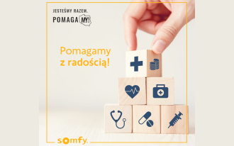 Somfy dołącza do akcji "Jesteśmy razem. POMAGAMY"