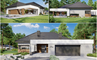 Oryginalny i nowoczesny - HomeKONCEPT 26 wariant 6 