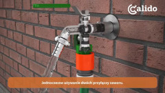 Mrozoodporny zawór czerpalny Calido seria OGRÓD BIS