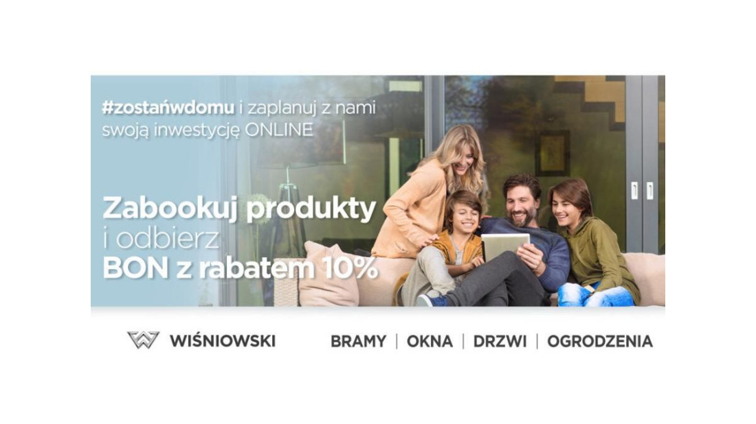 #Zostańwdomu i odbierz bon rabatowy od WIŚNIOWSKI