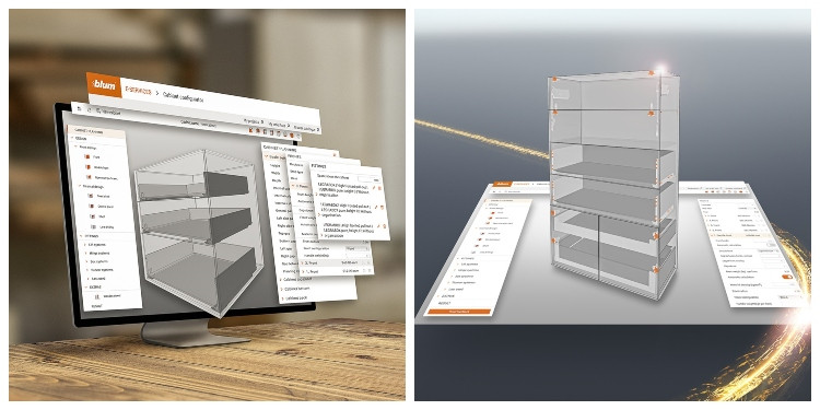Konfigurator korpusów mebli Blum