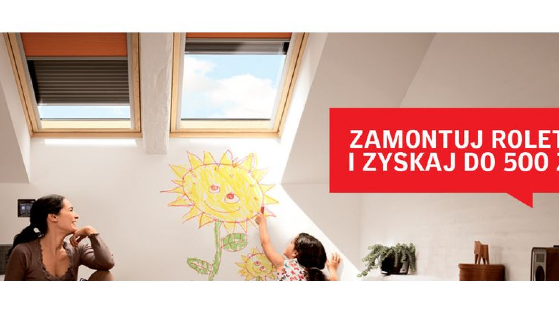 VELUX zapłaci za montaż rolet zewnętrznych