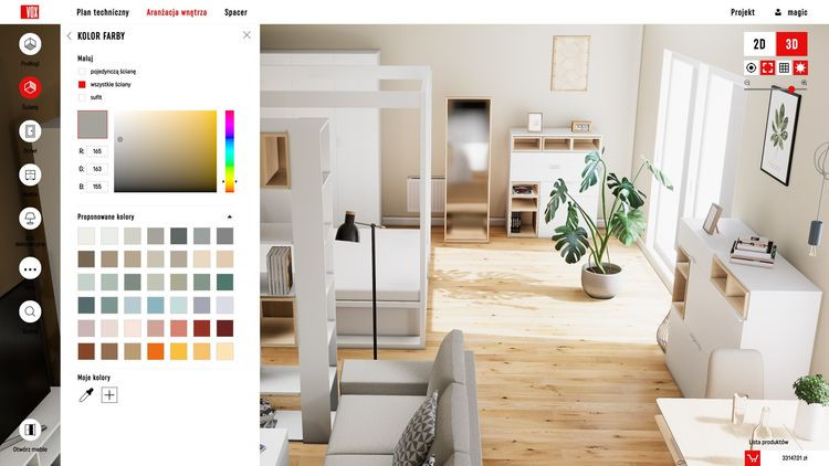 Interfejs aplikacji VOXBOX