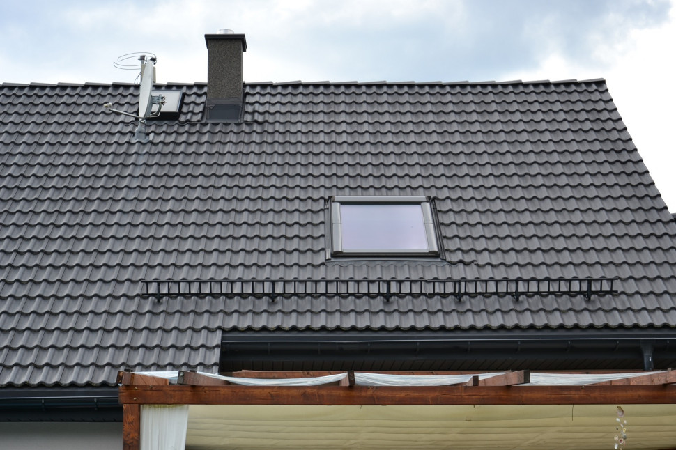 Okno dachowe - widok z zewnątrz