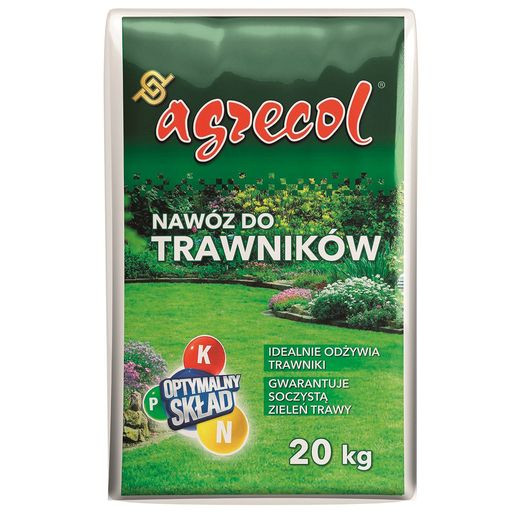 Granulat do nawożenia trawnika w worku