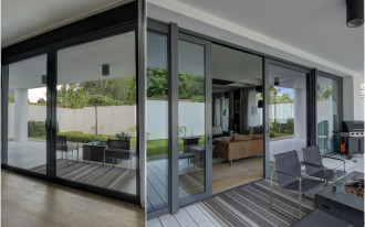 Drzwi podnoszono-przesuwne Patio HST 76 z łatwiejszym montażem 