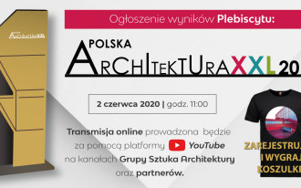 Plebiscyt Polska Architektura XXL 2019 - ogłoszenie wyników