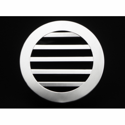 Kratka wentylacyjna okrągła z nieruchomymi prostymi żaluzjami