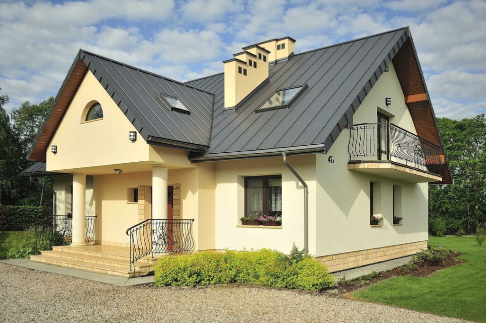 Blacha płaska na dachu