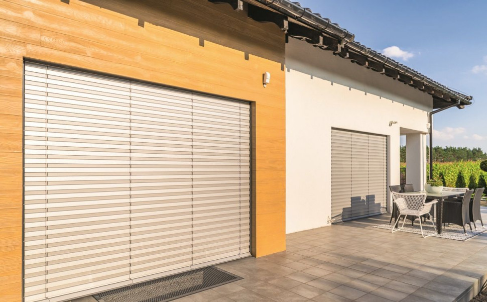 Żaluzja fasadowa zamknięta