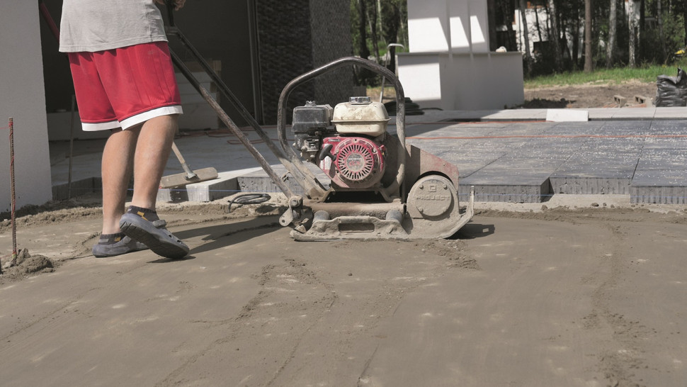 Zagęszczanie warstw podbudowy