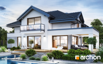 Komfortowa willa w nowoczesnym stylu! Zobacz projekt ARCHON+