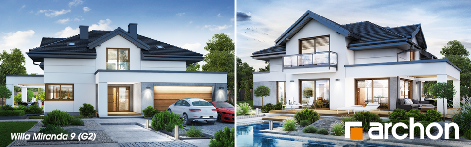 Projekt Willa Miranda 9 (G2) - wizualizacja