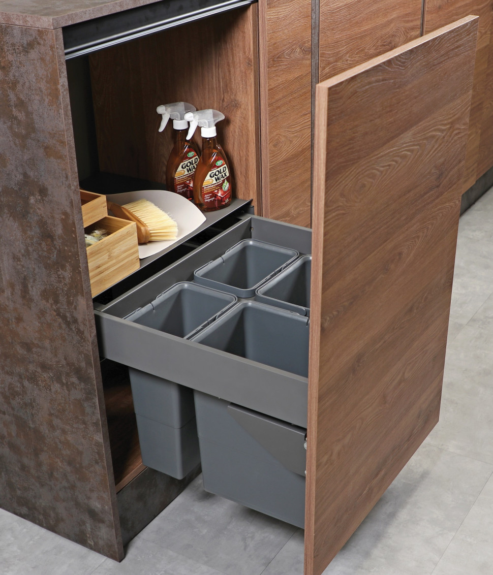 Slim Box szuflada z pojemnikami na odpady