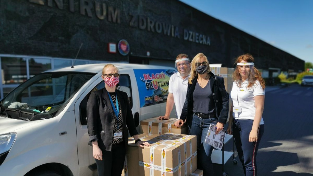 Blachy Pruszyński wspiera Centrum Zdrowia Dziecka w walce z koronawirusem