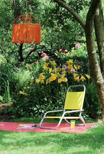 Miejsce wypoczynku w ogrodzie