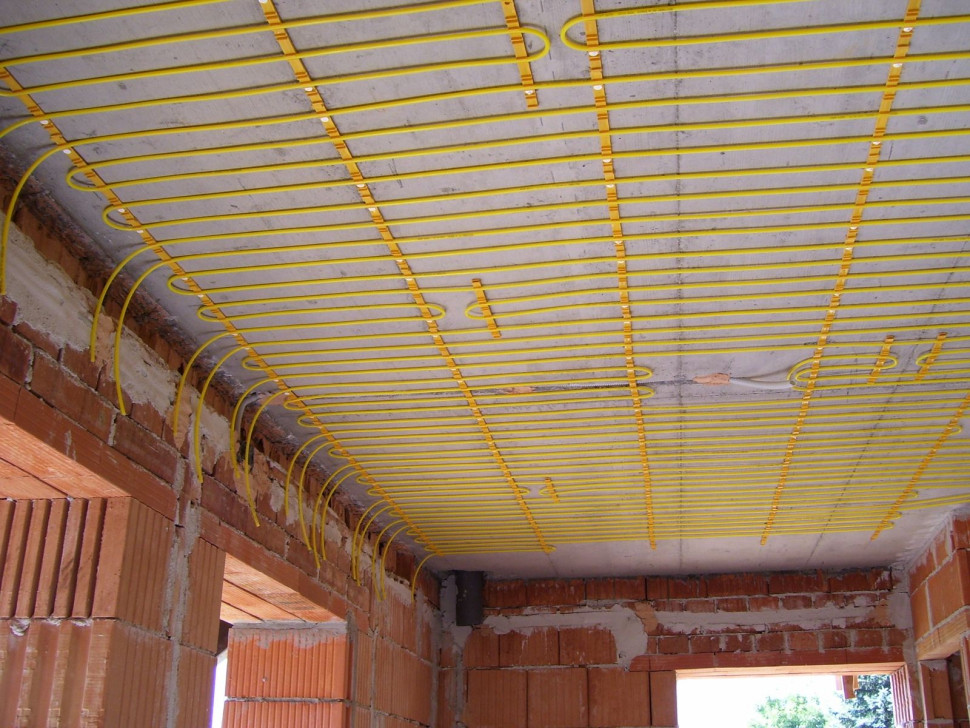 Ogrzewanie płaszczyznowe sufitowe