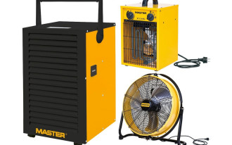 Remontowy zestaw MASTER do osuszania wnętrz!