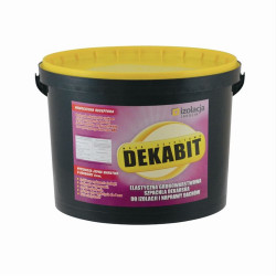 Elastyczna, grubowarstwowa szpachla dekarska do izolacji i naprawy dachów - DEKABIT