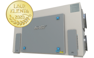 Rekuperatory PRO-VENT MISTRAL nagrodzone Złotym Laurem Klienta 2020