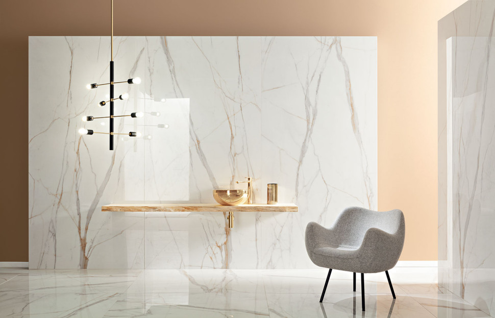 Wielkoformatowa płytka Marmo D’ORO