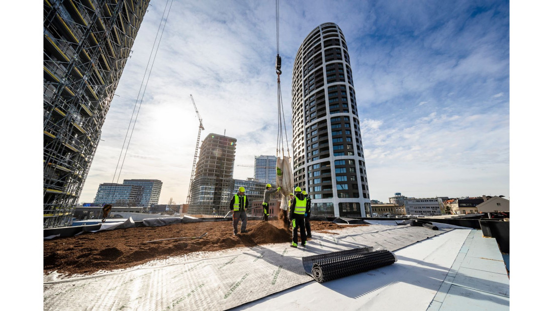 Rozwiązania firmy Dörken w inwestycji SKY PARK w Bratyslawie